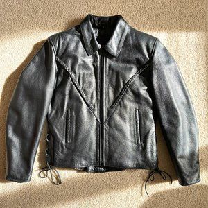 LIKE NEW! Women's Interstate Genuine Leather Jacket with Liner, Size Small
